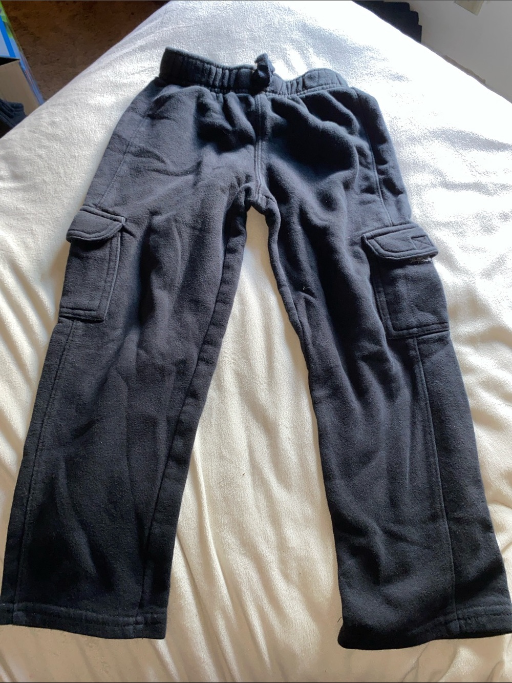 jumping beans Black Kids Cargo Jogger Sweatpants